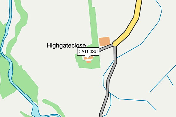 CA11 0SU map - OS OpenMap – Local (Ordnance Survey)