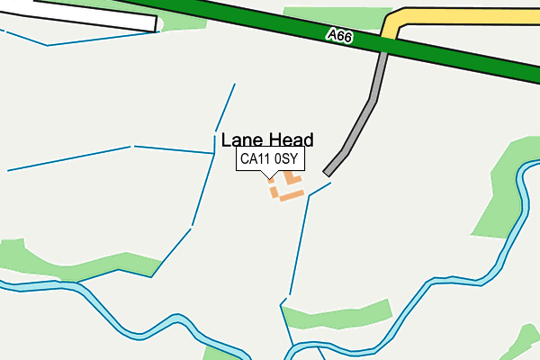 CA11 0SY map - OS OpenMap – Local (Ordnance Survey)