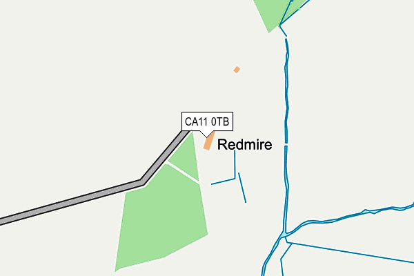 CA11 0TB map - OS OpenMap – Local (Ordnance Survey)