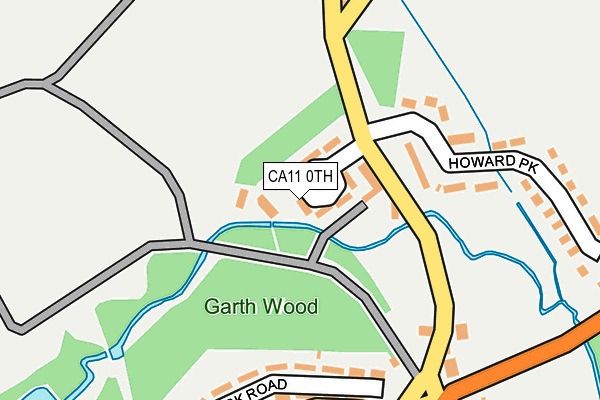 CA11 0TH map - OS OpenMap – Local (Ordnance Survey)