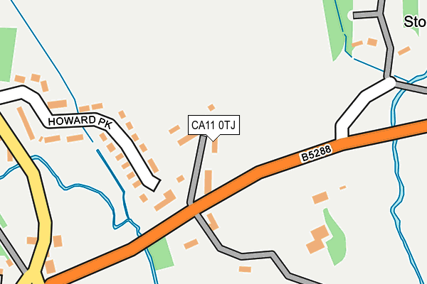 CA11 0TJ map - OS OpenMap – Local (Ordnance Survey)