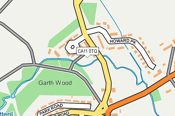 CA11 0TQ map - OS OpenMap – Local (Ordnance Survey)