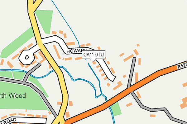 CA11 0TU map - OS OpenMap – Local (Ordnance Survey)