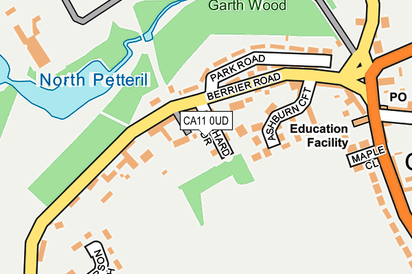 CA11 0UD map - OS OpenMap – Local (Ordnance Survey)