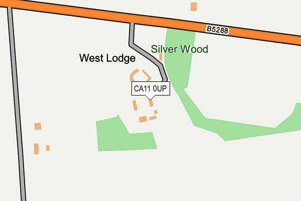 CA11 0UP map - OS OpenMap – Local (Ordnance Survey)