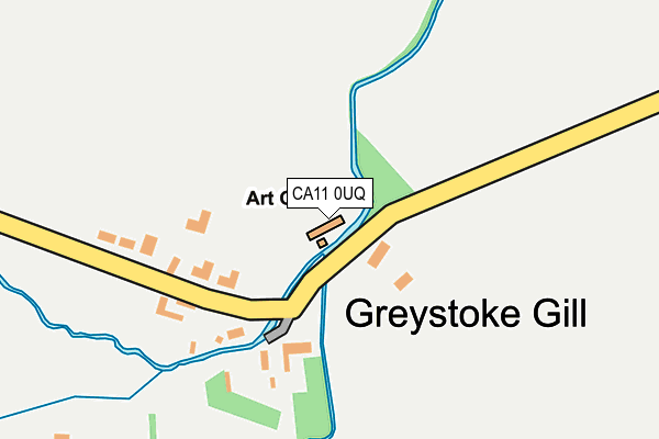 CA11 0UQ map - OS OpenMap – Local (Ordnance Survey)