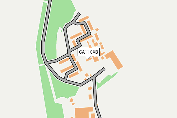 CA11 0XB map - OS OpenMap – Local (Ordnance Survey)