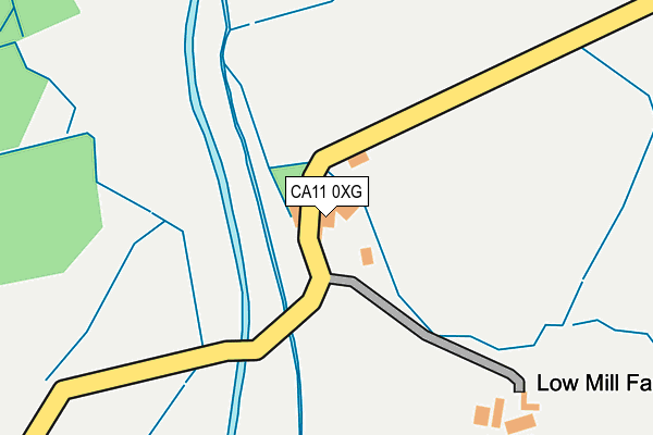 CA11 0XG map - OS OpenMap – Local (Ordnance Survey)