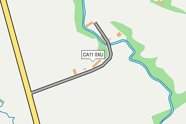 CA11 0XU map - OS OpenMap – Local (Ordnance Survey)