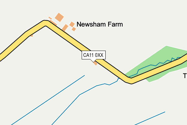 CA11 0XX map - OS OpenMap – Local (Ordnance Survey)