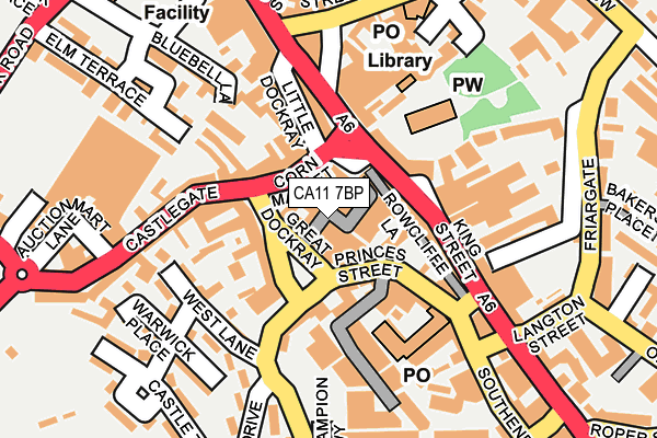 CA11 7BP map - OS OpenMap – Local (Ordnance Survey)