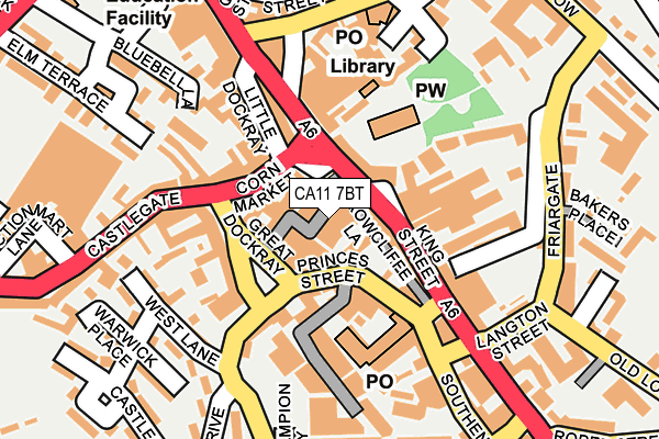 CA11 7BT map - OS OpenMap – Local (Ordnance Survey)