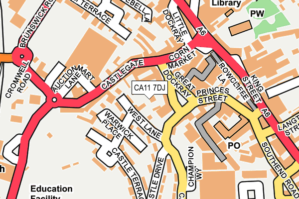 CA11 7DJ map - OS OpenMap – Local (Ordnance Survey)