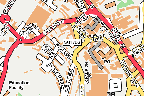 CA11 7DQ map - OS OpenMap – Local (Ordnance Survey)