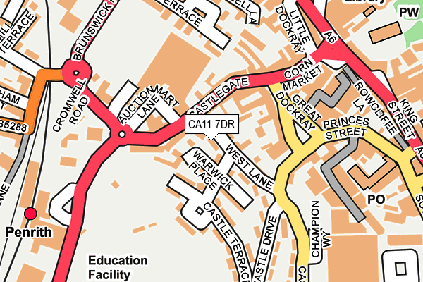 CA11 7DR map - OS OpenMap – Local (Ordnance Survey)