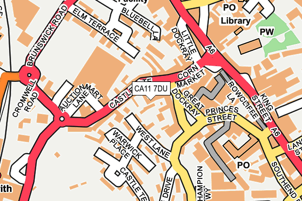 CA11 7DU map - OS OpenMap – Local (Ordnance Survey)