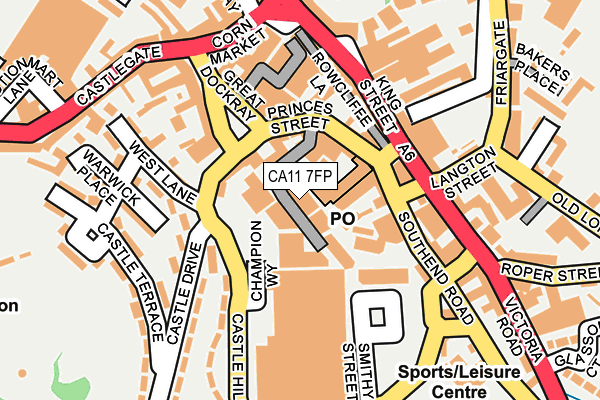 CA11 7FP map - OS OpenMap – Local (Ordnance Survey)