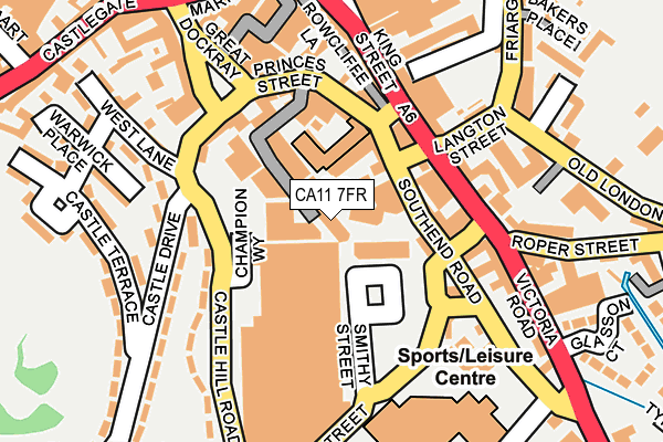 CA11 7FR map - OS OpenMap – Local (Ordnance Survey)