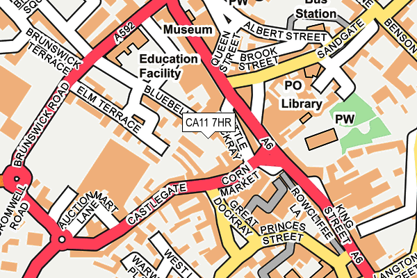 CA11 7HR map - OS OpenMap – Local (Ordnance Survey)