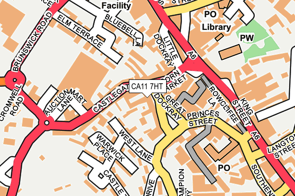 CA11 7HT map - OS OpenMap – Local (Ordnance Survey)