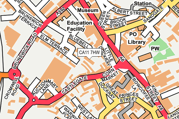 CA11 7HW map - OS OpenMap – Local (Ordnance Survey)