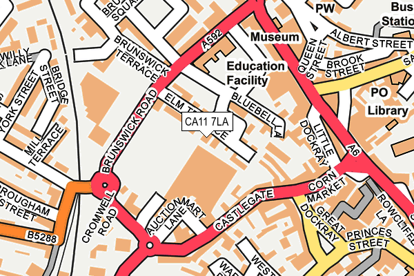CA11 7LA map - OS OpenMap – Local (Ordnance Survey)