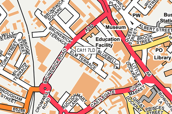 CA11 7LD map - OS OpenMap – Local (Ordnance Survey)