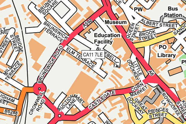 CA11 7LE map - OS OpenMap – Local (Ordnance Survey)