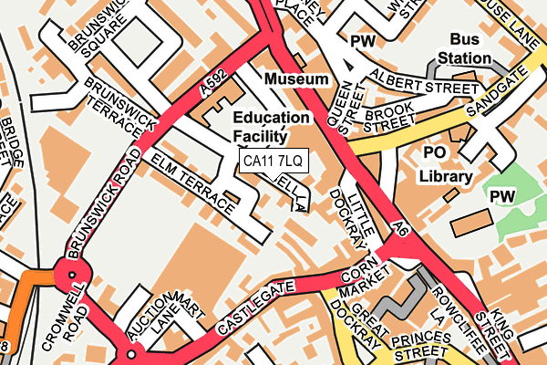 CA11 7LQ map - OS OpenMap – Local (Ordnance Survey)