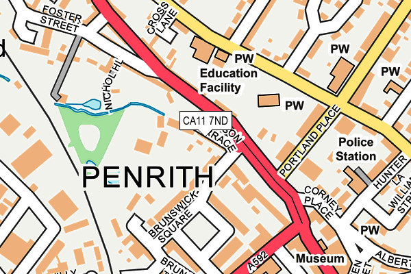 CA11 7ND map - OS OpenMap – Local (Ordnance Survey)