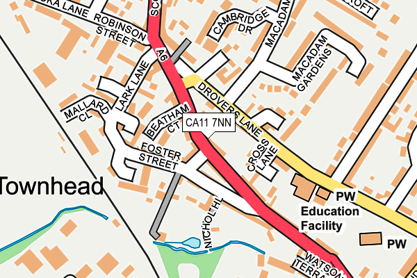 CA11 7NN map - OS OpenMap – Local (Ordnance Survey)