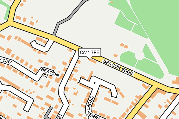 CA11 7PE map - OS OpenMap – Local (Ordnance Survey)