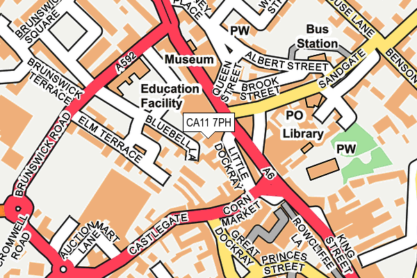 CA11 7PH map - OS OpenMap – Local (Ordnance Survey)