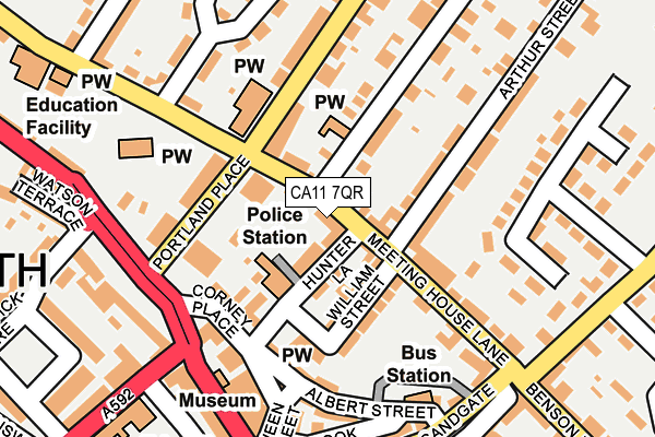 CA11 7QR map - OS OpenMap – Local (Ordnance Survey)