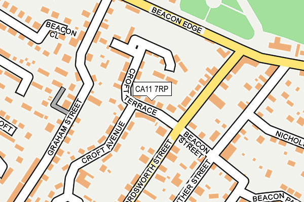 CA11 7RP map - OS OpenMap – Local (Ordnance Survey)