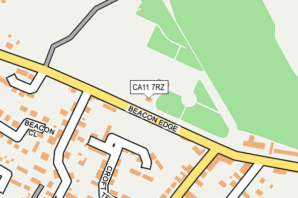 CA11 7RZ map - OS OpenMap – Local (Ordnance Survey)