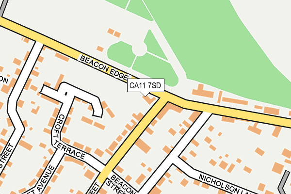 CA11 7SD map - OS OpenMap – Local (Ordnance Survey)