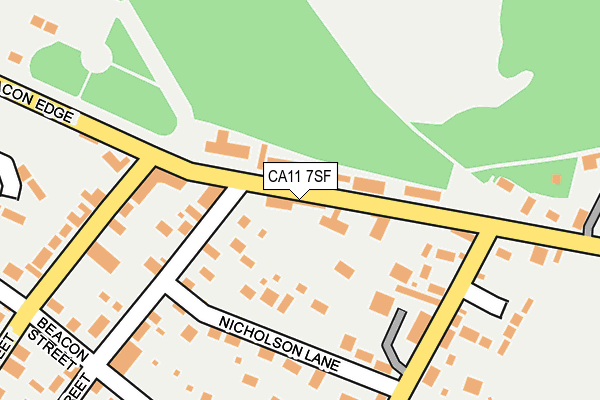 CA11 7SF map - OS OpenMap – Local (Ordnance Survey)