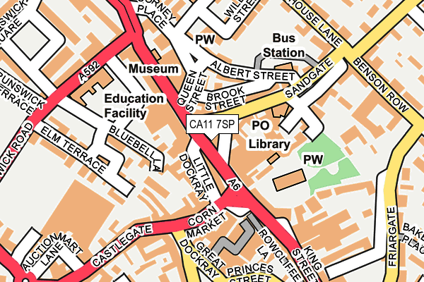 CA11 7SP map - OS OpenMap – Local (Ordnance Survey)