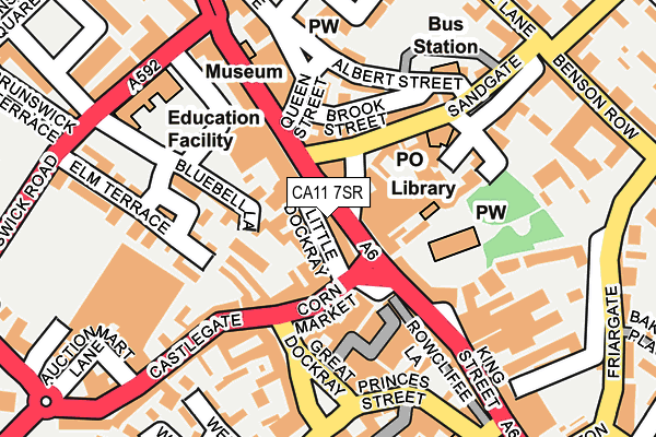 Map of THE LOFT WINE BAR LTD at local scale