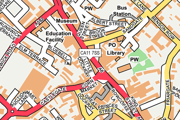 CA11 7SS map - OS OpenMap – Local (Ordnance Survey)