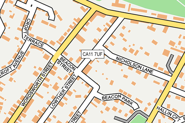 CA11 7UF map - OS OpenMap – Local (Ordnance Survey)