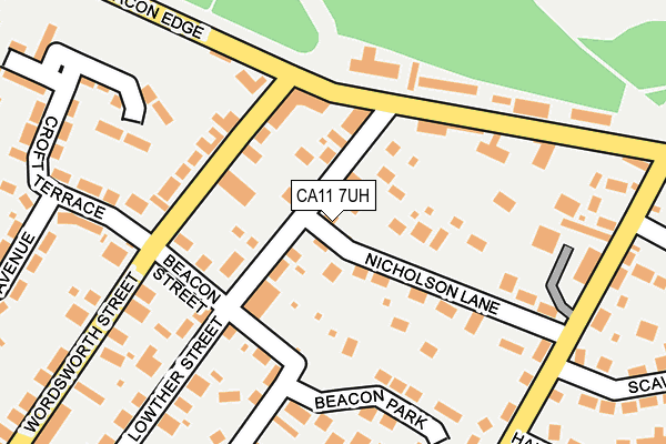 CA11 7UH map - OS OpenMap – Local (Ordnance Survey)