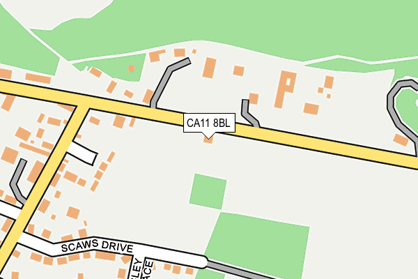 CA11 8BL map - OS OpenMap – Local (Ordnance Survey)