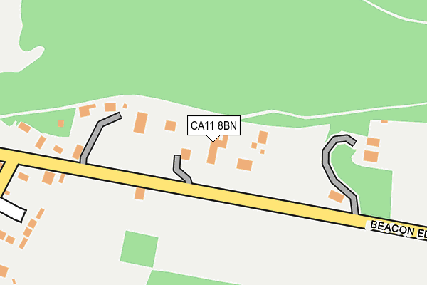 CA11 8BN map - OS OpenMap – Local (Ordnance Survey)