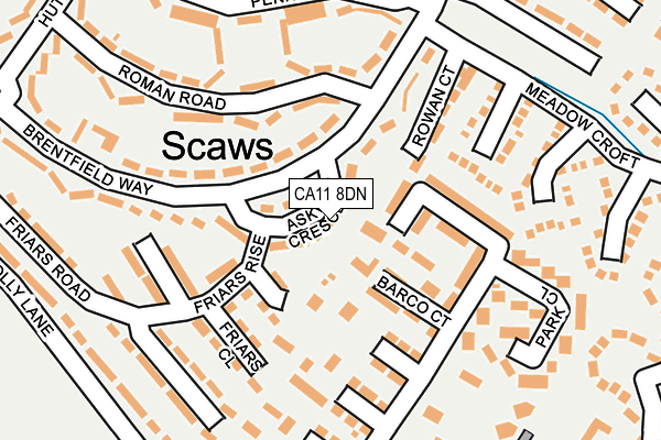 CA11 8DN map - OS OpenMap – Local (Ordnance Survey)