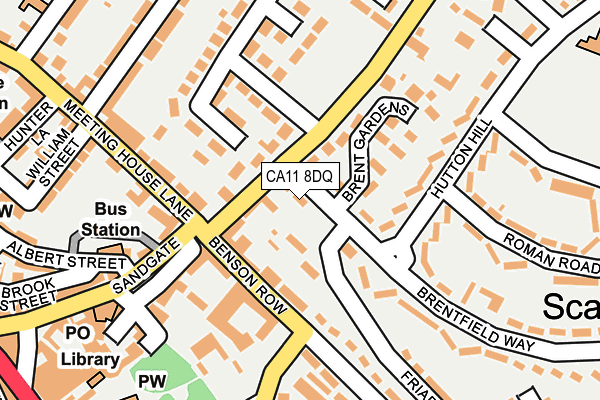 CA11 8DQ map - OS OpenMap – Local (Ordnance Survey)