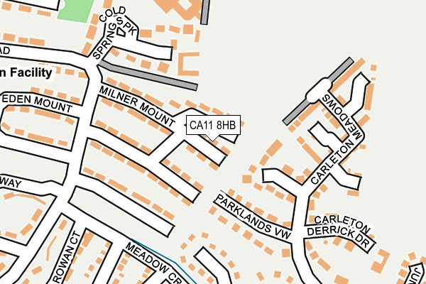 CA11 8HB map - OS OpenMap – Local (Ordnance Survey)