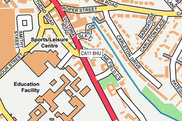 CA11 8HU map - OS OpenMap – Local (Ordnance Survey)