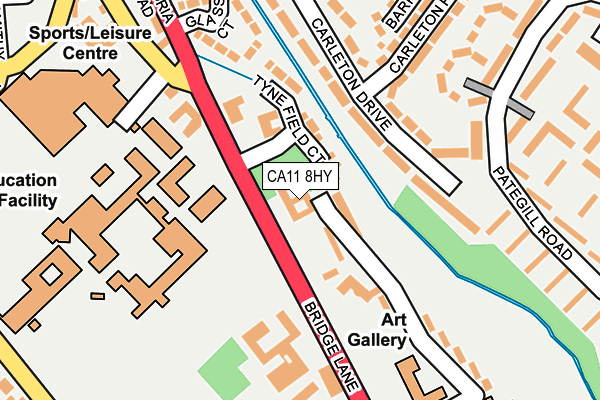 CA11 8HY map - OS OpenMap – Local (Ordnance Survey)